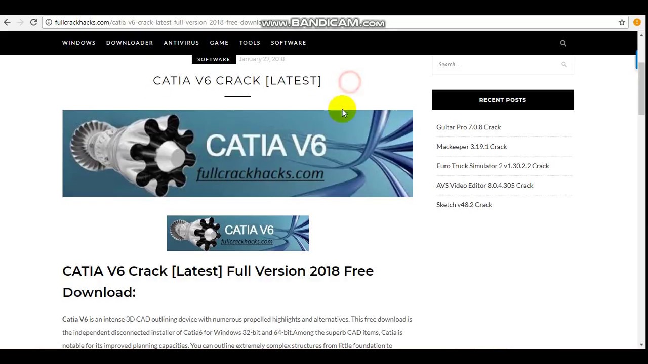 catia v6 software free download full version with crack 64 bit